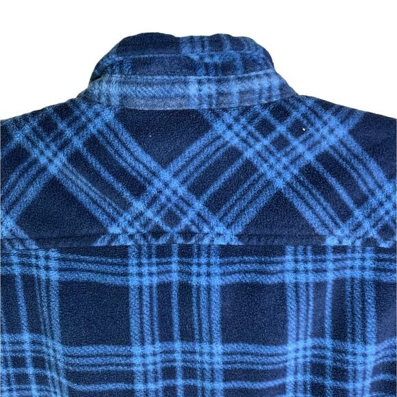 O'Neill Shirt Boys XL Navy Blue Super Fleece Snap Front Standard Fit Outdoorsy - Picture 4 of 11